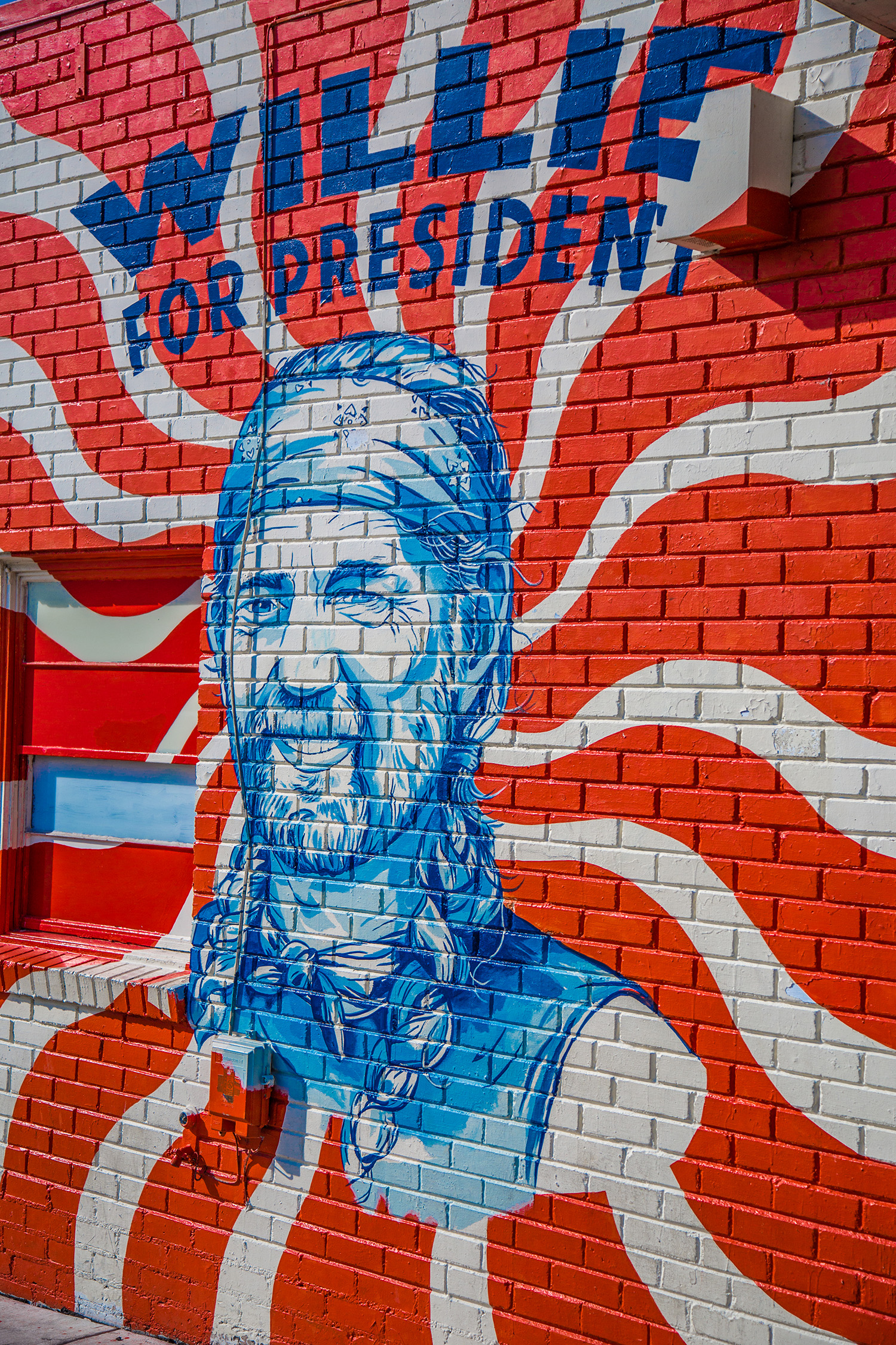 Willie for President Mural on SOuth Congress. Photo : Will Taylor