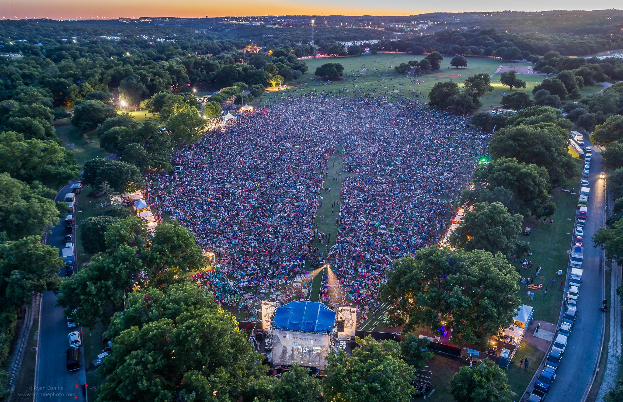 Blues On The Green at Zilker Park - Ryan Conine photo.