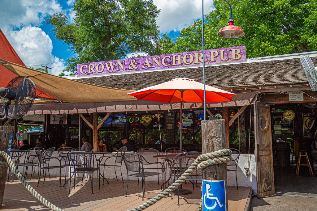 Crown & Anchor Pub - West Campus - Austin, TX.