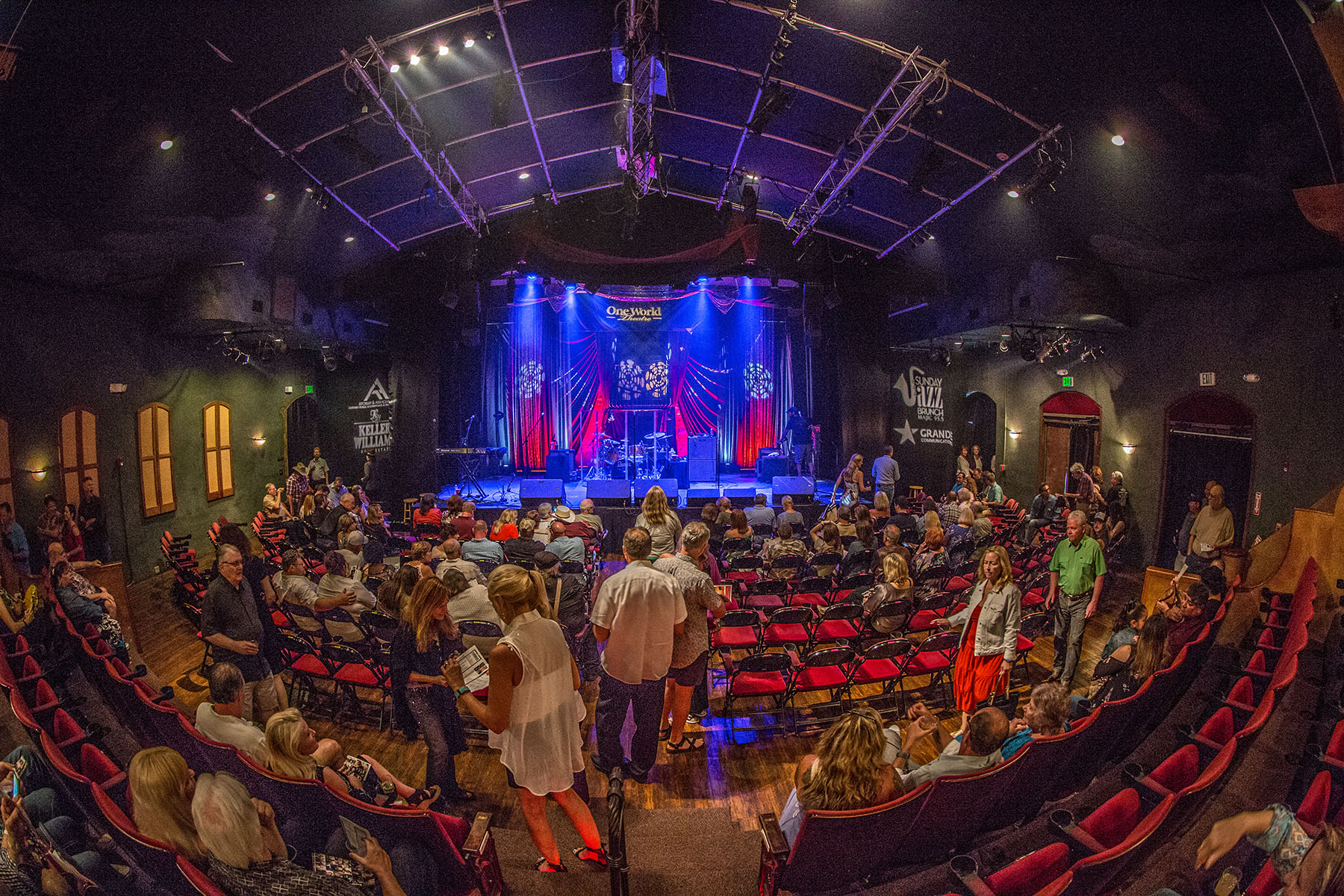 From the balcony at Austin's One World Theatre. Photo: Will Taylor - LostinAustin.org