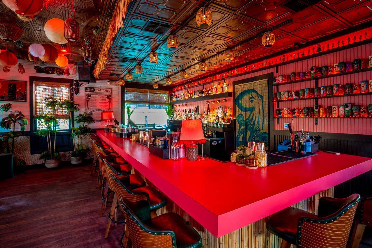 The Placeholder Tiki Bar on Rainey Street.  From the Placeholder FB page.